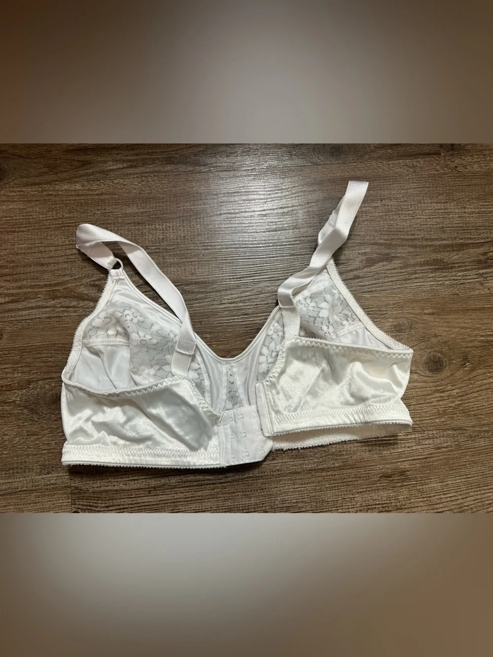 White vintage bralette